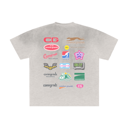 CG " MULTI LOGO" TEE